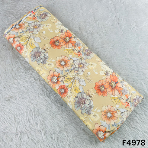 Digital Print Glaze Cotton Fabric-F4978
